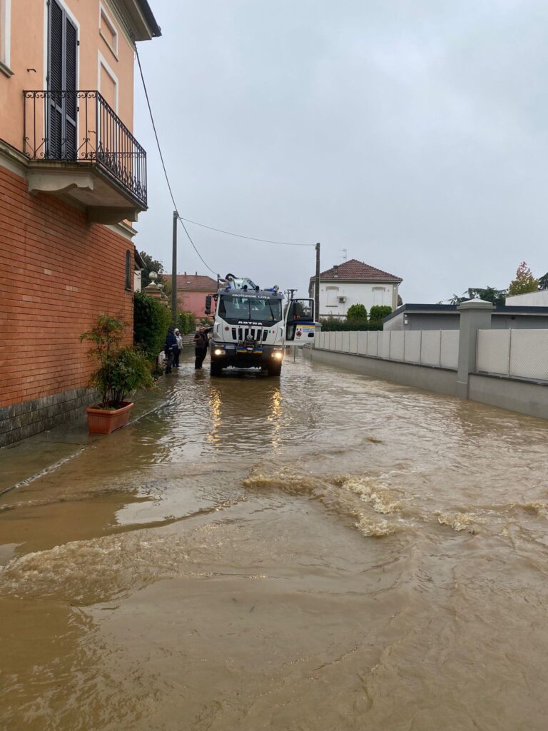 Rio Lovassina Litta allagamenti 8 ottobre 2024