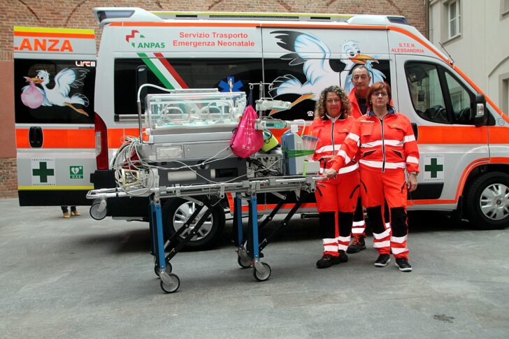 Una nuova ambulanza per il trasporto di neonati per la Croce Verde di Alessandria