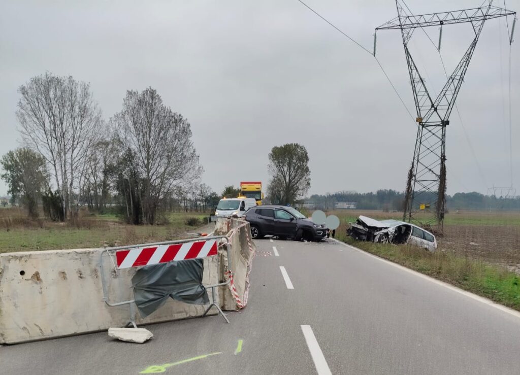 Incidente frontale Predosa Capriata