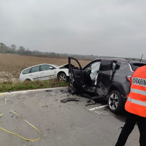 Frontale tra Predosa e Capriata d’Orba. Riaperto il tratto di strada