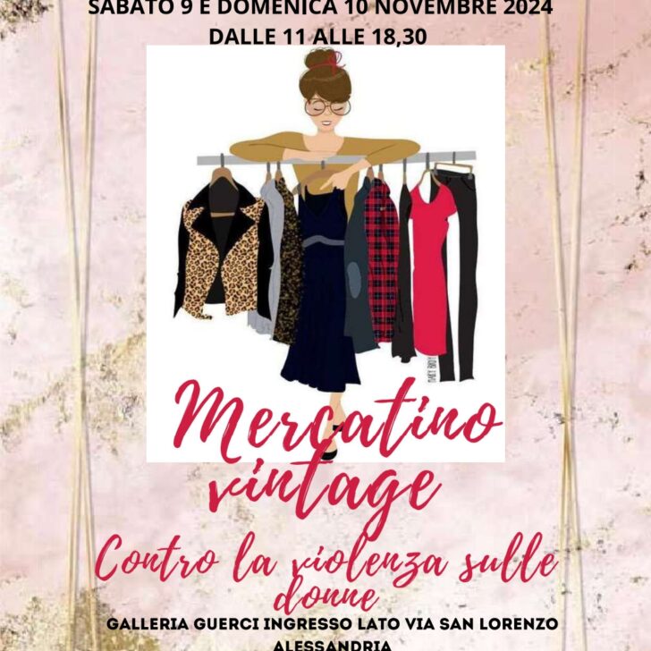 Mercatino vintage per Medea ad Alessandria