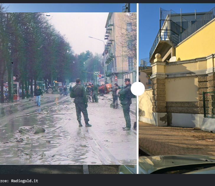 Come l’alluvione 1994 cambiò Alessandria: Via Mazzini e Moccagatta ieri e oggi