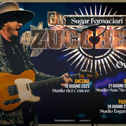 Zucchero: nuovo disco, un tour negli stadi e un documentario sulla sua carriera