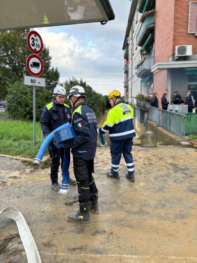 La Protezione civile piemontese in aiuto dell’Emilia-Romagna colpita dal maltempo