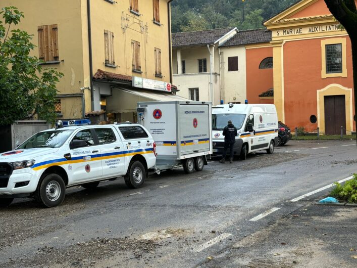 La Protezione civile piemontese in aiuto dell’Emilia-Romagna colpita dal maltempo