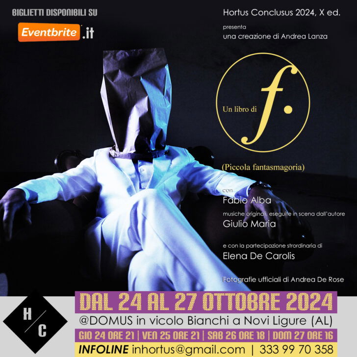 Una “Piccola fantasmagoria” dal 24 al 27 ottobre chiude il festival novese Hortus Conclusus