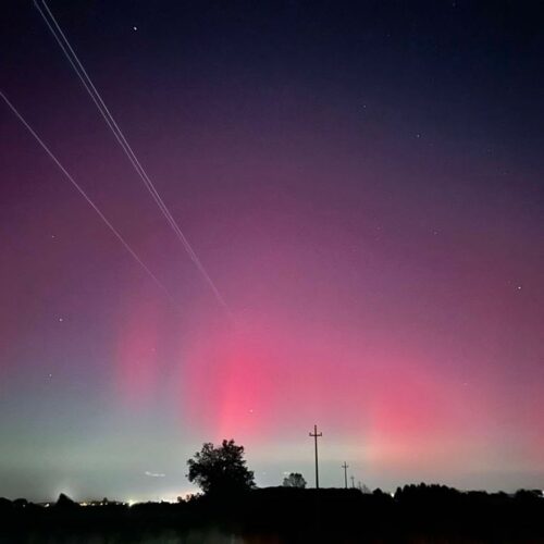 Lo spettacolo dell’aurora nei cieli della provincia attraverso le vostre foto