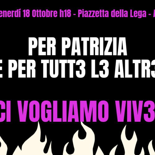 “In piazza per Patrizia e per tuttƏ lƏ altrƏ”: venerdì il presidio di Non Una di Meno dopo la tragedia di Solero