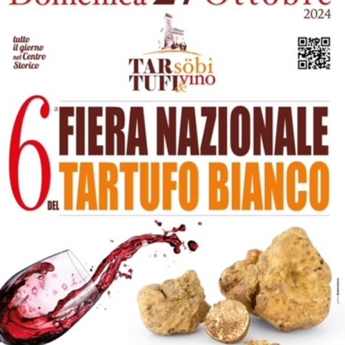 Domenica 27 ottobre la Fiera Nazionale del Tartufo bianco a Trisobbio