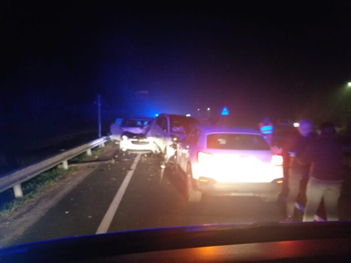 Scontro tra tre auto lungo la provinciale a Gavonata di Cassine