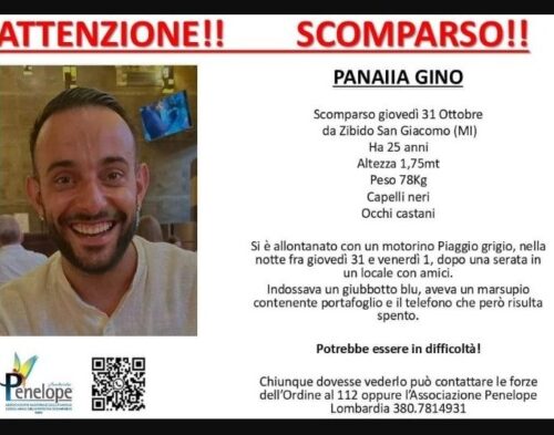 “Aiutateci”: l’appello per ritrovare Gino Panaiia scomparso la notte di Halloween