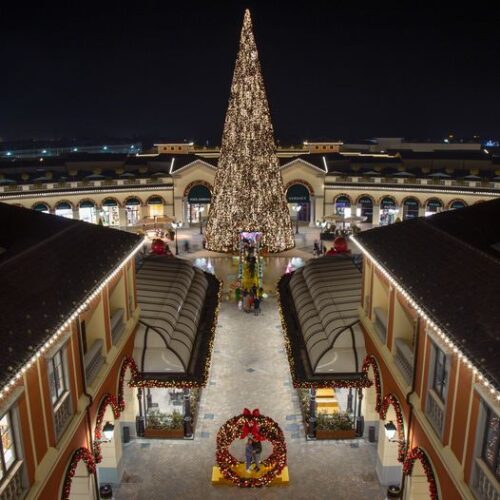 Natale all’Outlet di Serravalle: sabato l’accensione dell’albero e la mostra “Wild Christmas”