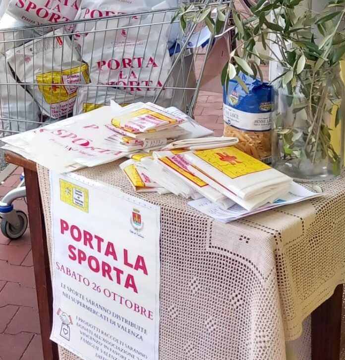 Porta la Sporta a Valenza: raccolti 2600 chili di alimentari per cittadini bisognosi