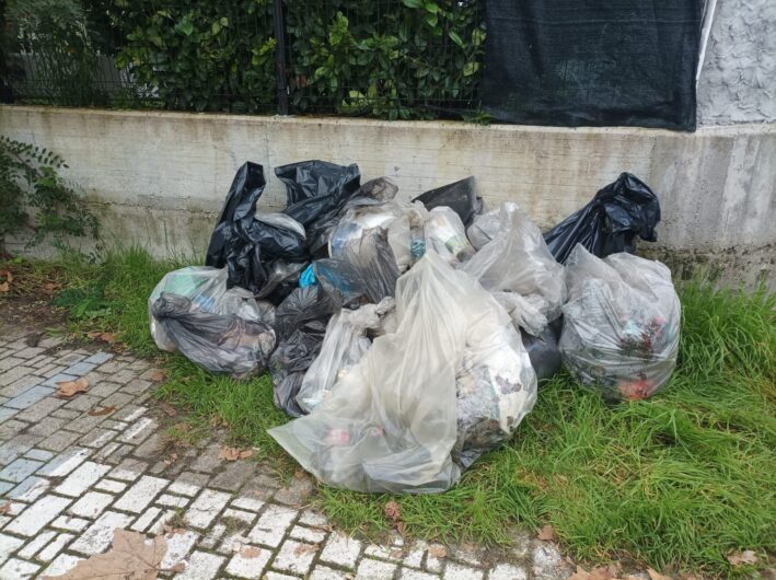 Anche tanti giovani volontari alla giornata di raccolta rifiuti del comitato Piscina Borgoglio e PlasticFree