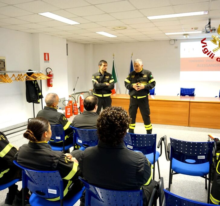 Il Direttore regionale dei Vigili del Fuoco in visita al Comando di Alessandria