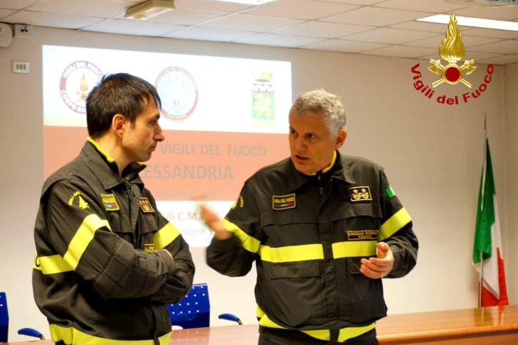 Il Direttore regionale dei Vigili del Fuoco in visita al Comando di Alessandria