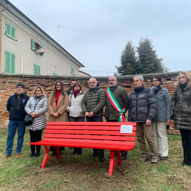 A Solero la panchina rossa per ricordare Patrizia Russo