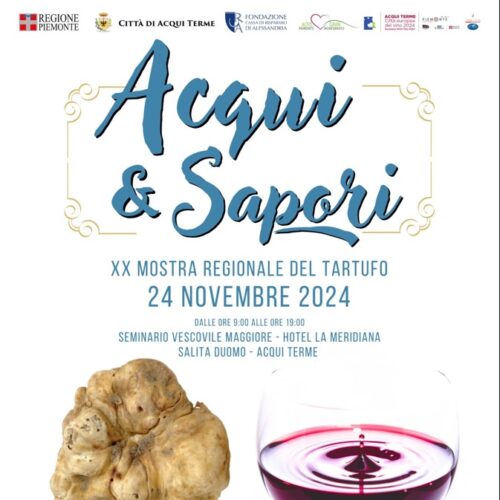 Domenica 24 novembre “Acqui&Sapori”, la Mostra regionale del tartufo