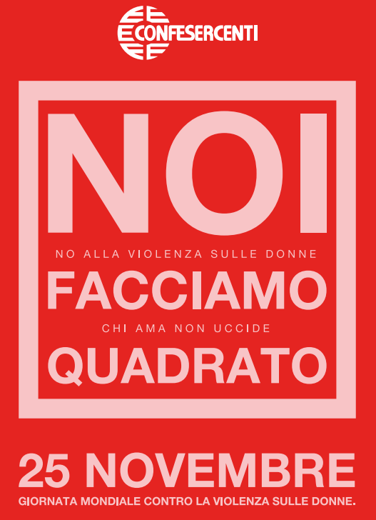 Confesercenti fa quadrato: “No alla violenza sulle donne”