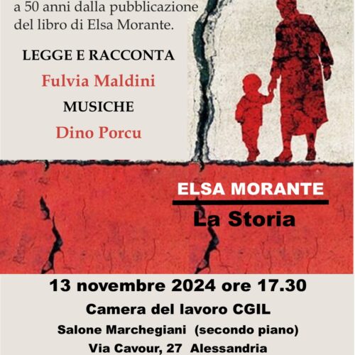 “La Storia” di Elsa Morante raccontata alla Cgil