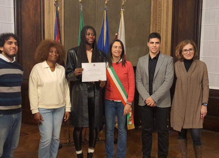 Taekwondo: la giovane alessandrina Laurène Kimi Ossin premiata in Comune dopo il bronzo ai mondiali