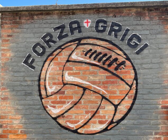 Allo stadio Moccagatta di Alessandria i murales degli Ultras dei Grigi: “È tornato l’entusiasmo”