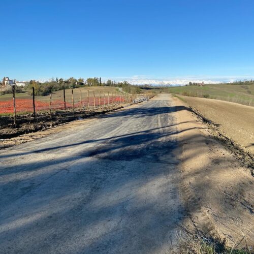 A San Giorgio Monferrato completati i lavori in strada “della Baldovina”