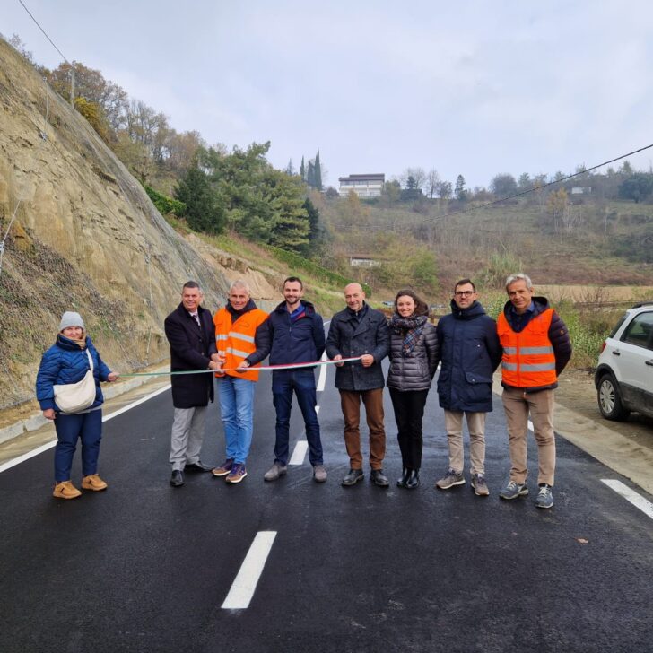 Cinque anni dopo le frane rimosso il senso unico alternato sulla strada 229 a Bistagno