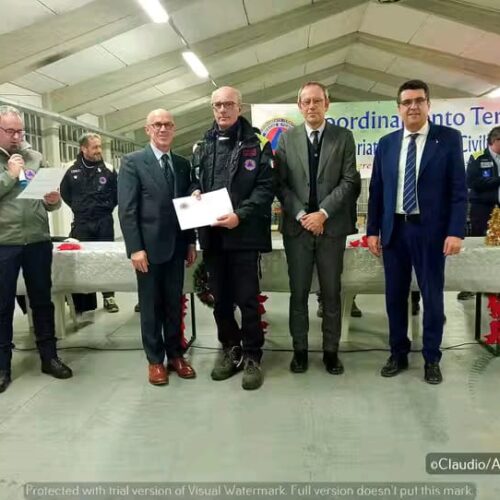 Premiata la forza e l’importanza dei volontari della Protezione civile