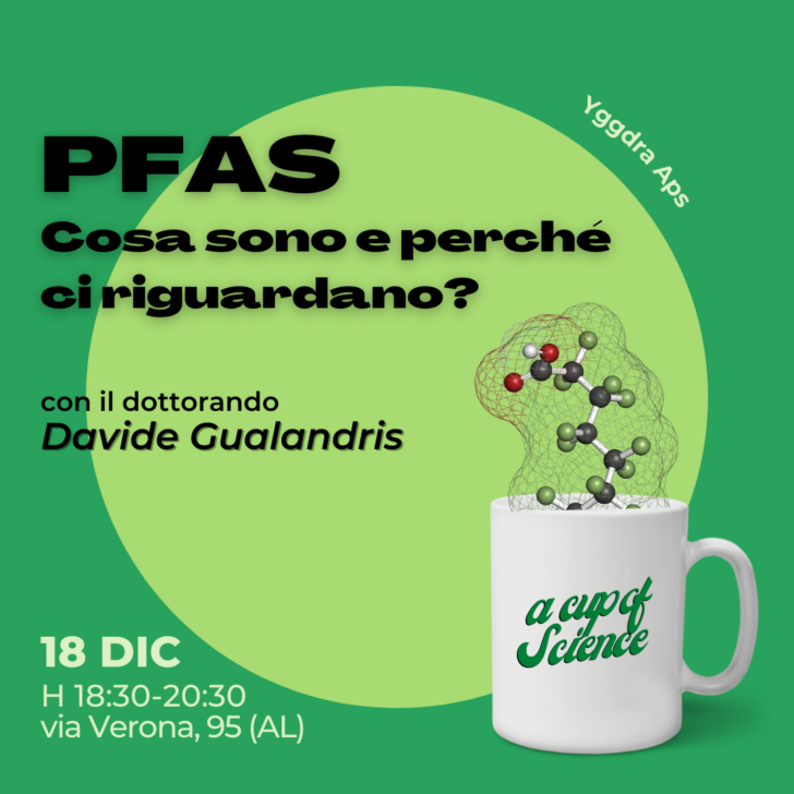 Il 18 dicembre ad Alessandria incontro sui pfas al Porto Idee di via Verona