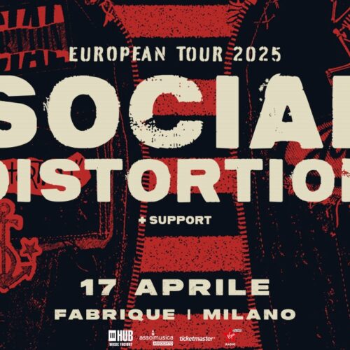 Social Distortion arrivano il 17 aprile 2025 al Fabrique di Milano