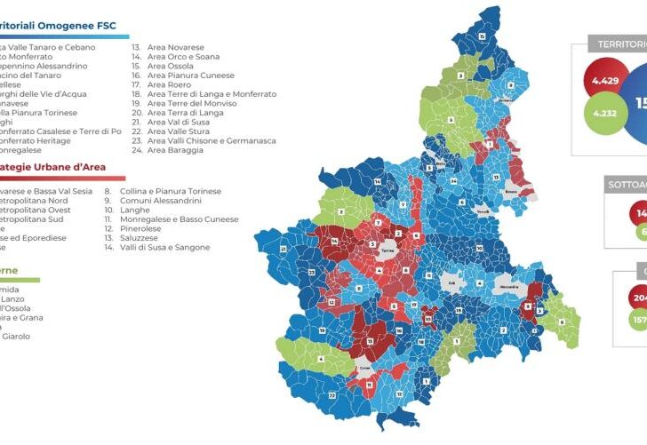 Un progetto di sviluppo per tutti i Comuni del Piemonte