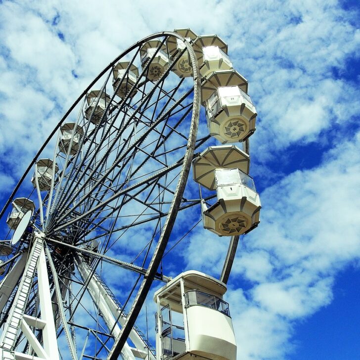 Ruota panoramica in piazza Garibaldi: da martedì parcheggi vietati in circa 75 stalli fino al 26 gennaio