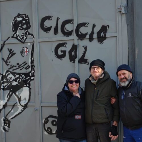 Allo stadio Moccagatta il murale dedicato al bomber Ciccio Marescalco