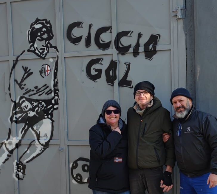 Allo stadio Moccagatta il murale dedicato al bomber Ciccio Marescalco