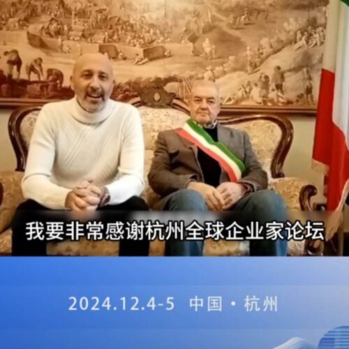 Al Global Forum in Cina il video promozionale di Valenza del sindaco Oddone e del consigliere Boccardi