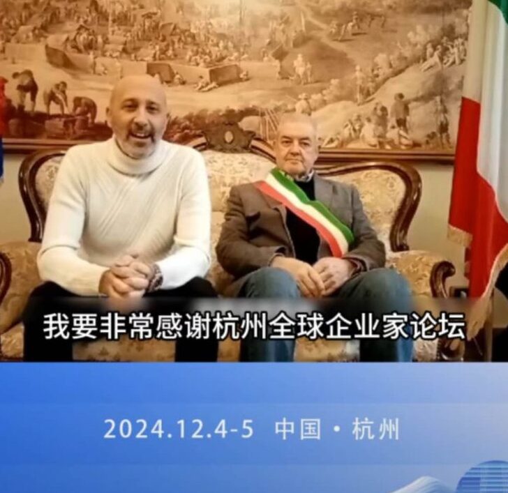 Al Global Forum in Cina il video promozionale di Valenza del sindaco Oddone e del consigliere Boccardi