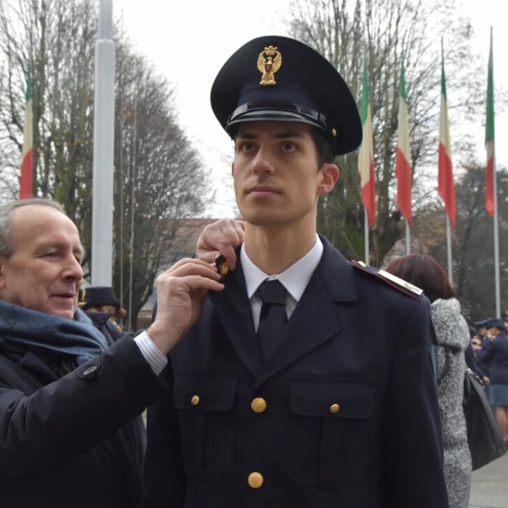 Alla Scuola Allievi Agenti di Polizia di Alessandria la consegna degli alamari