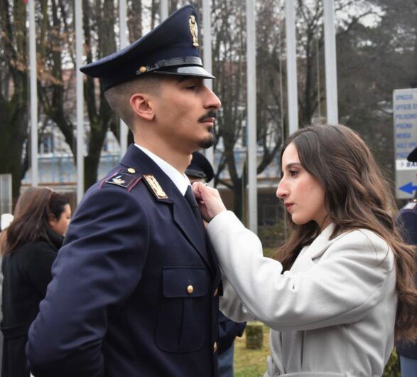 Alla Scuola Allievi Agenti di Polizia di Alessandria la consegna degli alamari