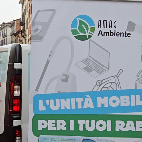 Una unità mobile per aiutare i cittadini a smaltire i piccoli elettrodomestici