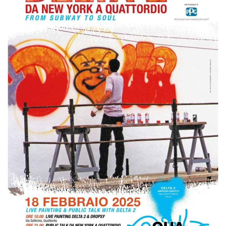 Quattordio ritrova l’arte Hip Hop dell’artista newyorkese Delta2