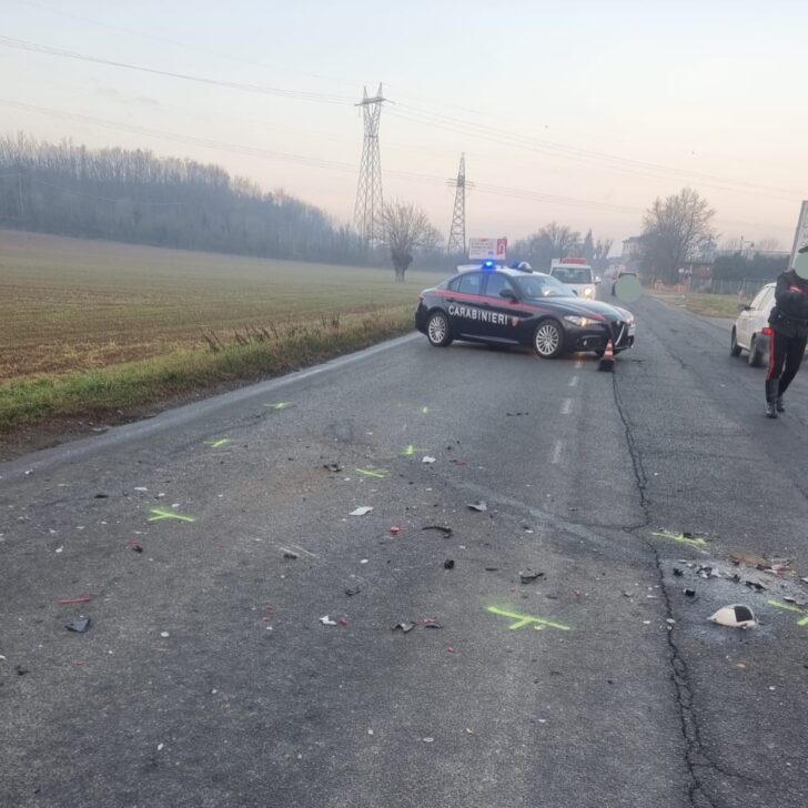 Incidente a Novi: tre mezzi coinvolti