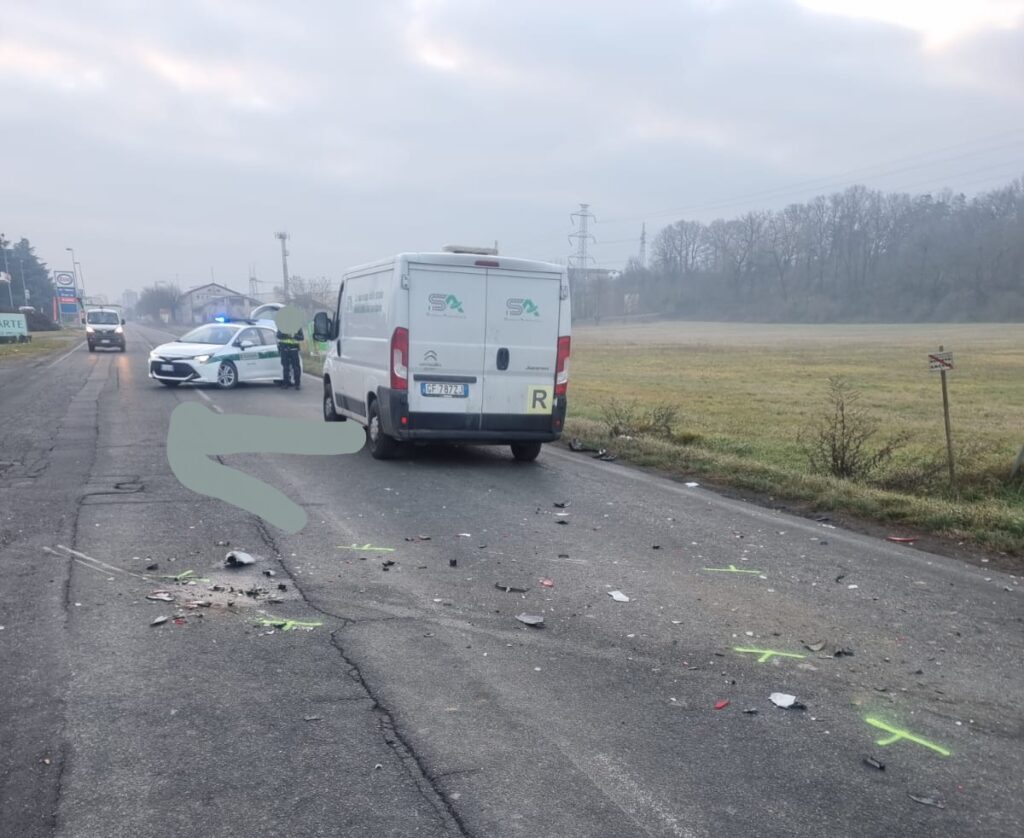 Incidente strada turchino novi