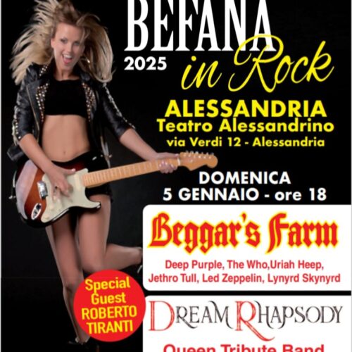 Grande musica con la Befana in rock