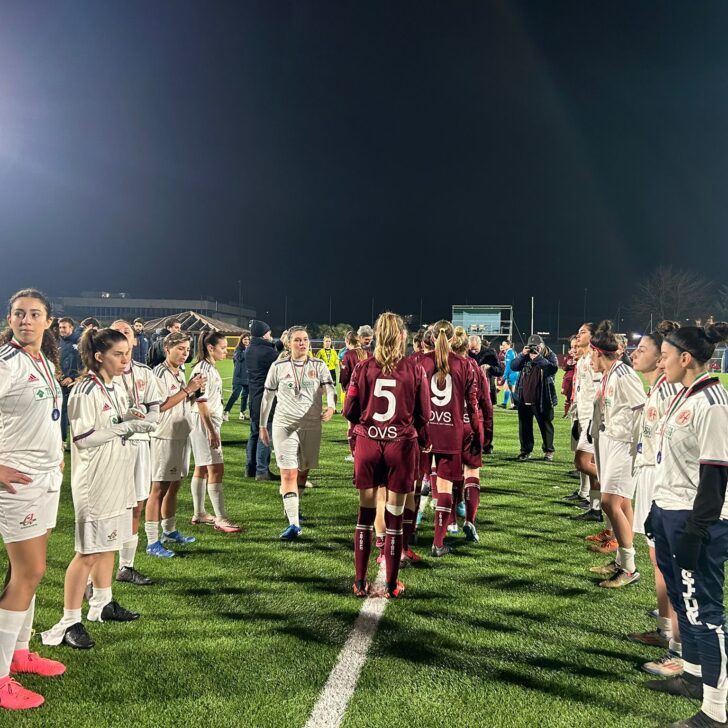 Finale di Coppa: Toro-Alessandria femminile 3-2. Le grigie recriminano per un gol annullato