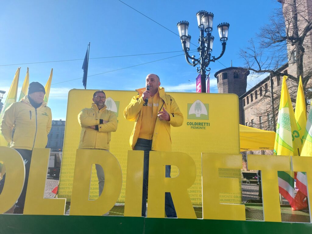 Coldiretti Alessandria protesta agricoltori