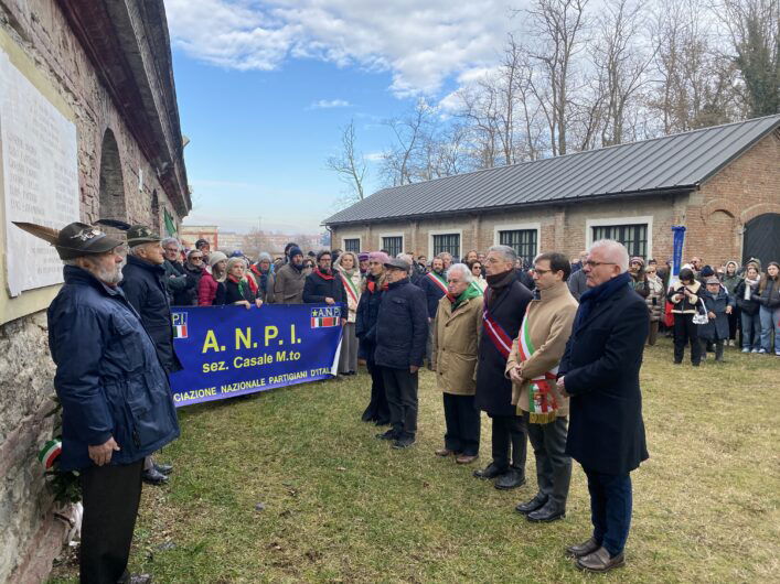 80 anni fa l’eccidio dei Partigiani della Banda Tom: la commemorazione a Casale