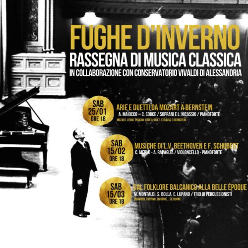 Dal 25 gennaio “Fughe in inverno” al Teatro Sociale di Valenza