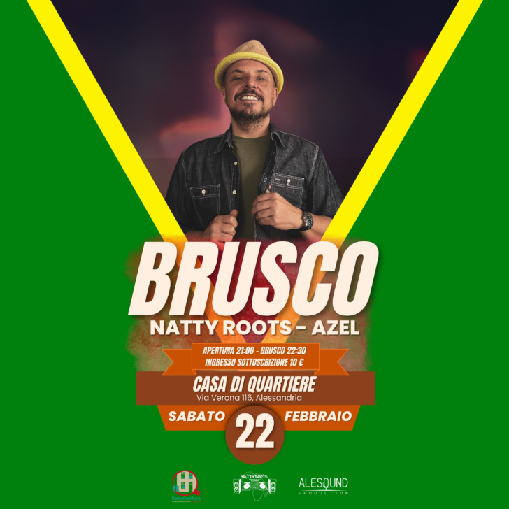 Brusco live alla Casa di Quartiere: il grande ritorno del reggae ad Alessandria