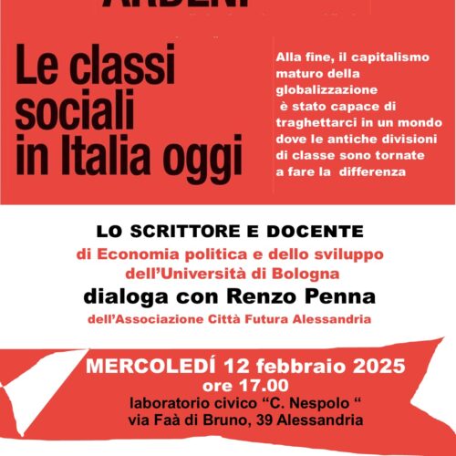 Le classi sociali in Italia oggi: incontro mercoledì 12 febbraio alla Scuola del Popolo